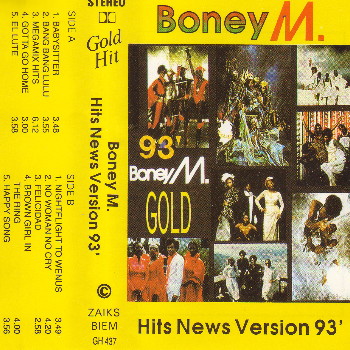 Boney M - Hits News Version 93 (Cassette 1993)